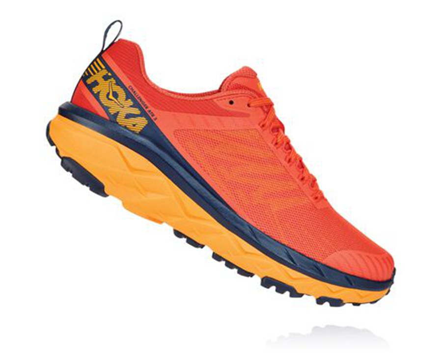 Hoka One One Mens Trail Shoes - Challenger ATR 5 - Red - SADR69352